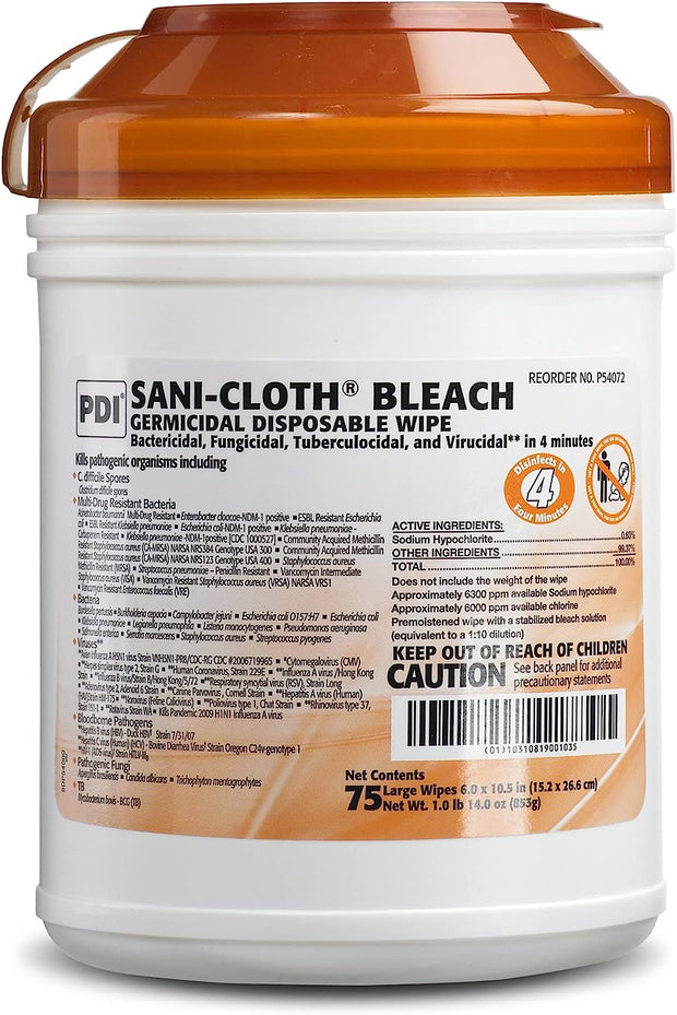 Super-Sani Cloth Germicidal Disposable Wipe