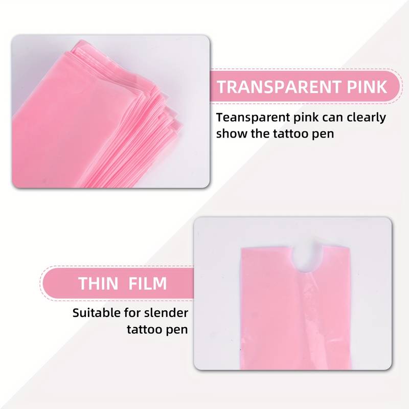 Pink Disposable Tattoo Pen Bags (Limited Time)