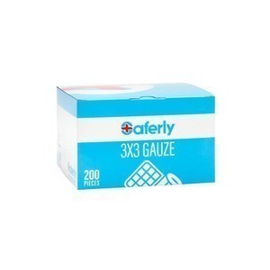 Saferly 3" x 3" Gauze (Box of 200)