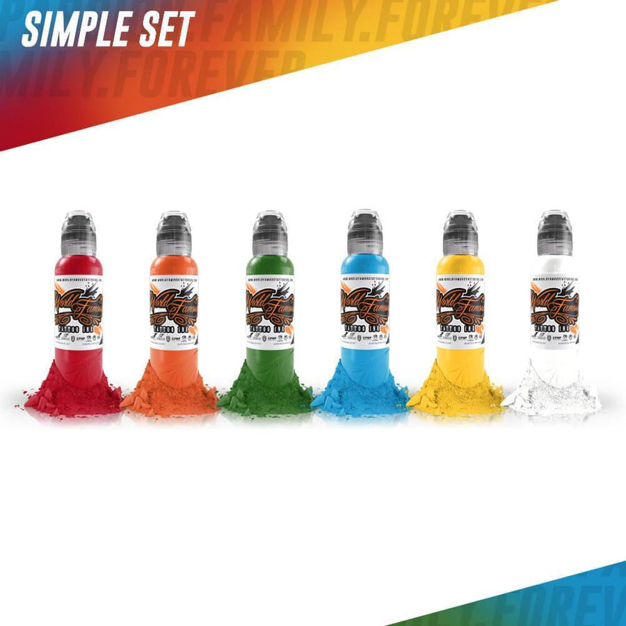 Six Color Simple Set