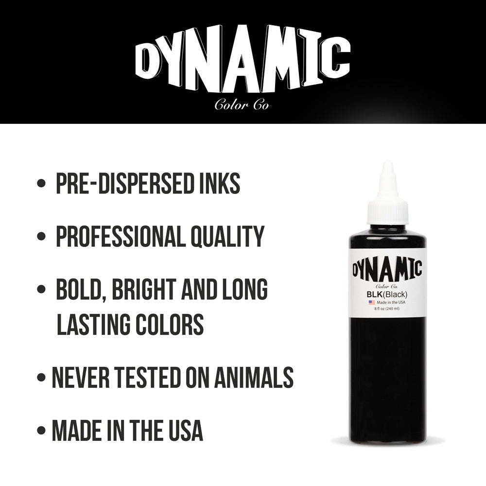 Dynamic Black Tattoo Ink
