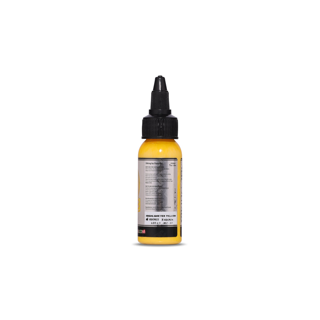 Highlighter Yellow Viking By Dynamic Tattoo Ink - 1oz Bottle