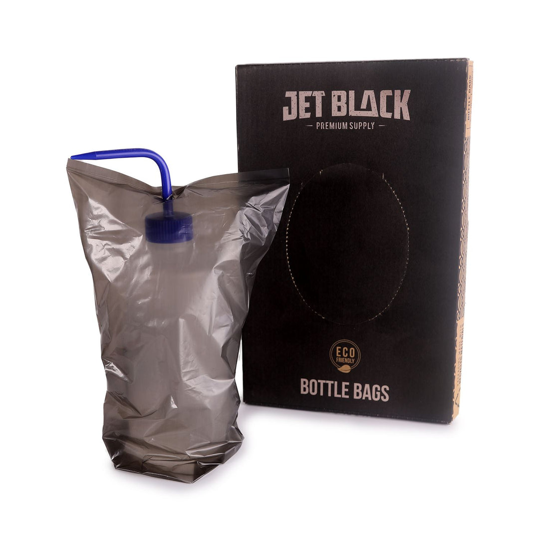 Jet Black Bottle Bag