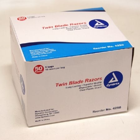 Twin Blade Disposable Razors